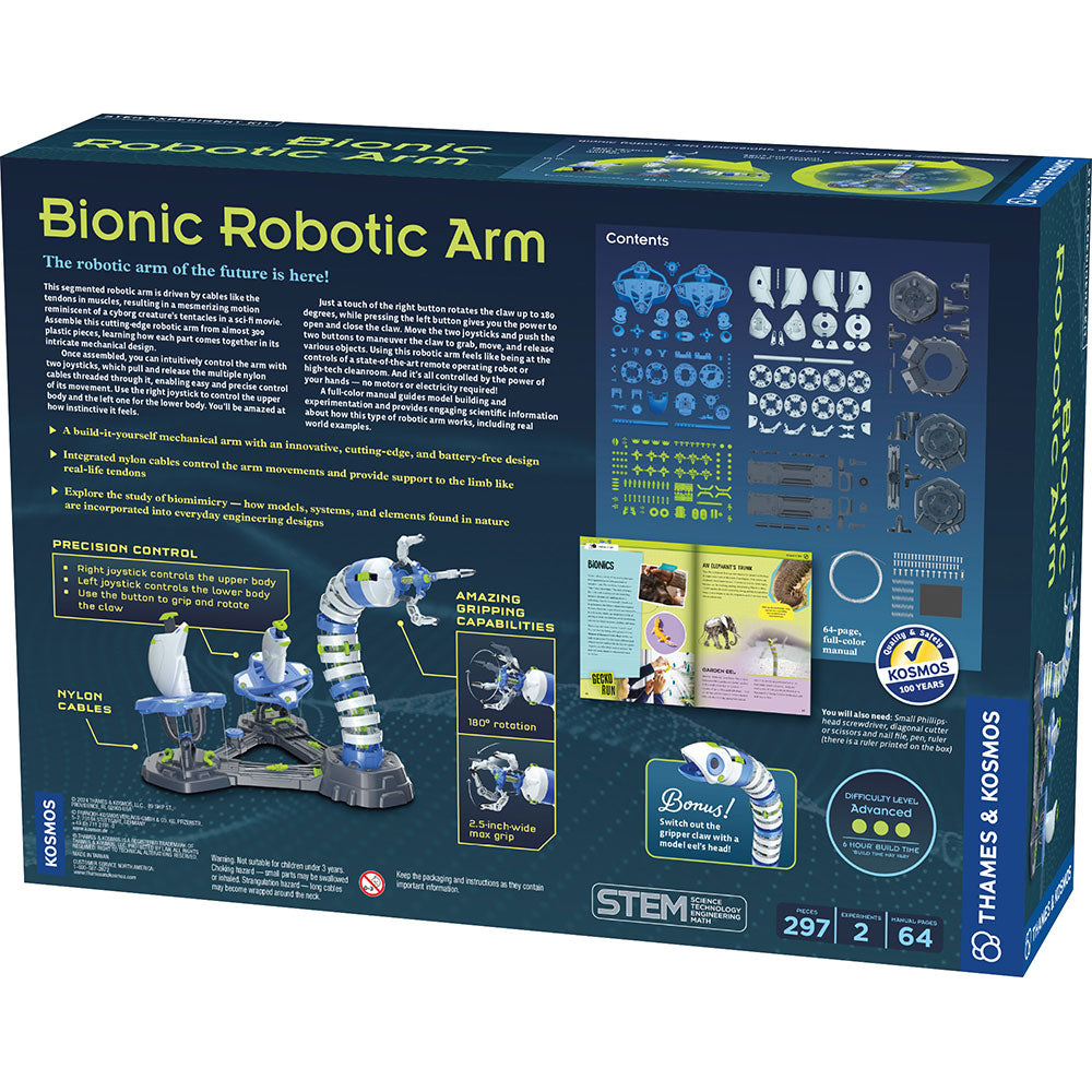 Thames & Kosmos Bionic Robotic Arm STEM Engineering Kit
