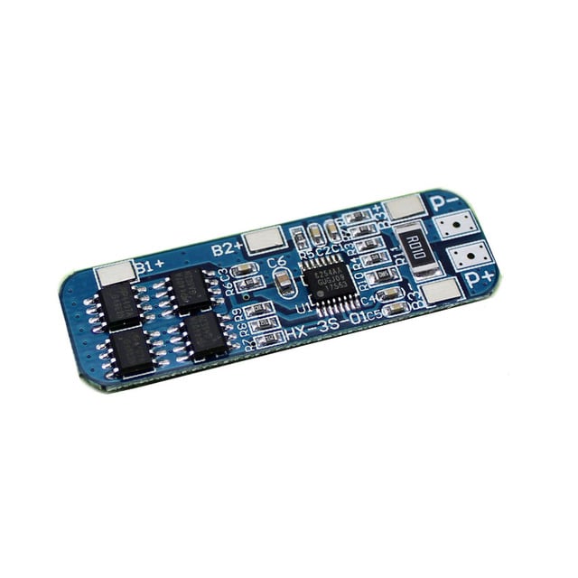 3 series 10A 12V 18650 Lithium Battery Protection Board 11.1-12.6V Anti-Overcharge