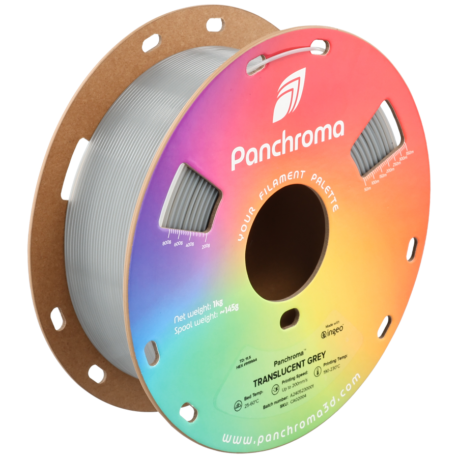 Panchroma™ Translucent PLA - 1.75mm (1 kg / 2.2 lbs)