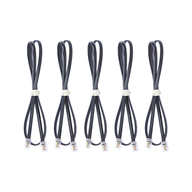 ELECFREAKS RJ11 4P4C 600mm Cable (Pack Of 5)