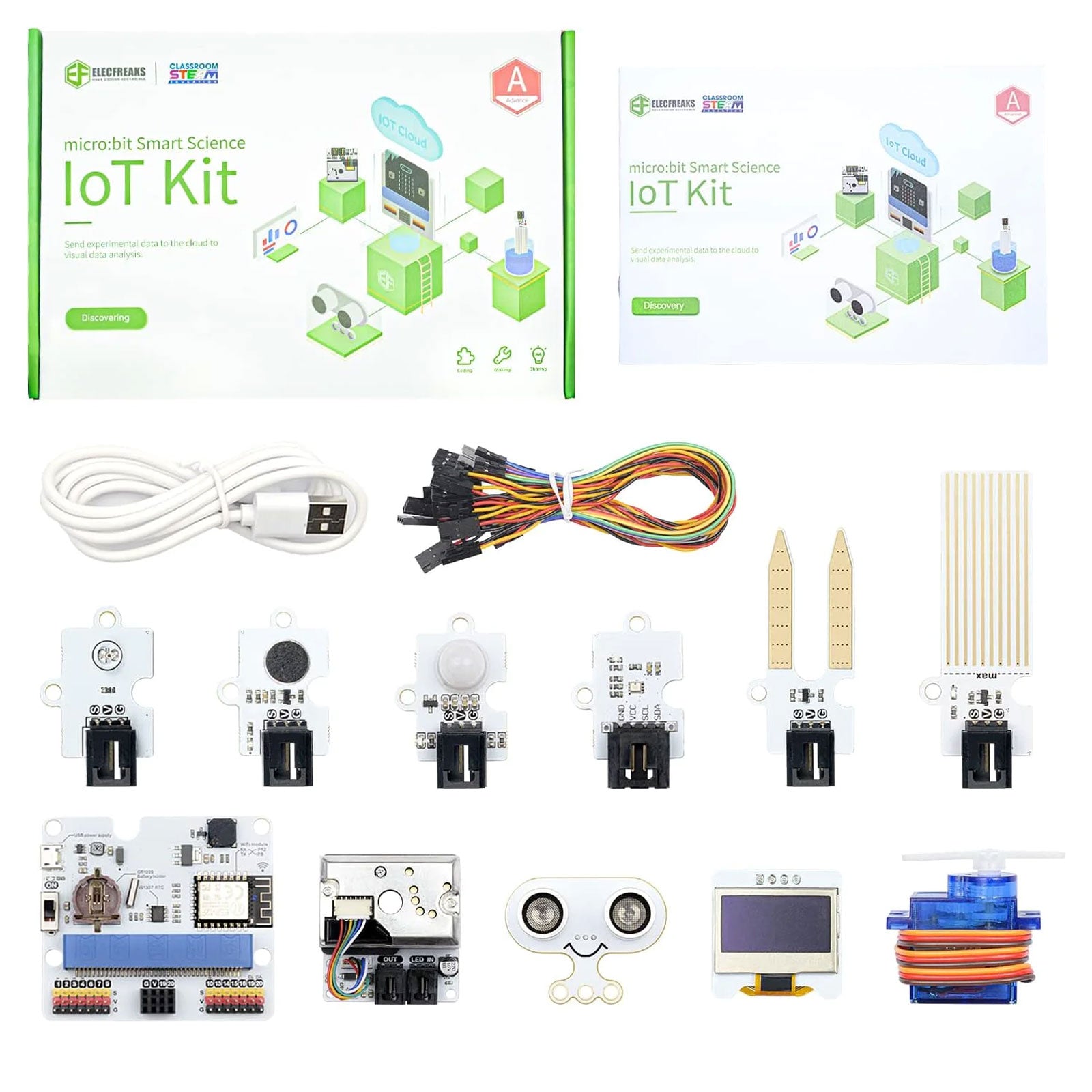 ELECFREAKS micro:bit Smart Science IOT Kit Includes Range Of Sensors And Modules (Without micro:bit Board)