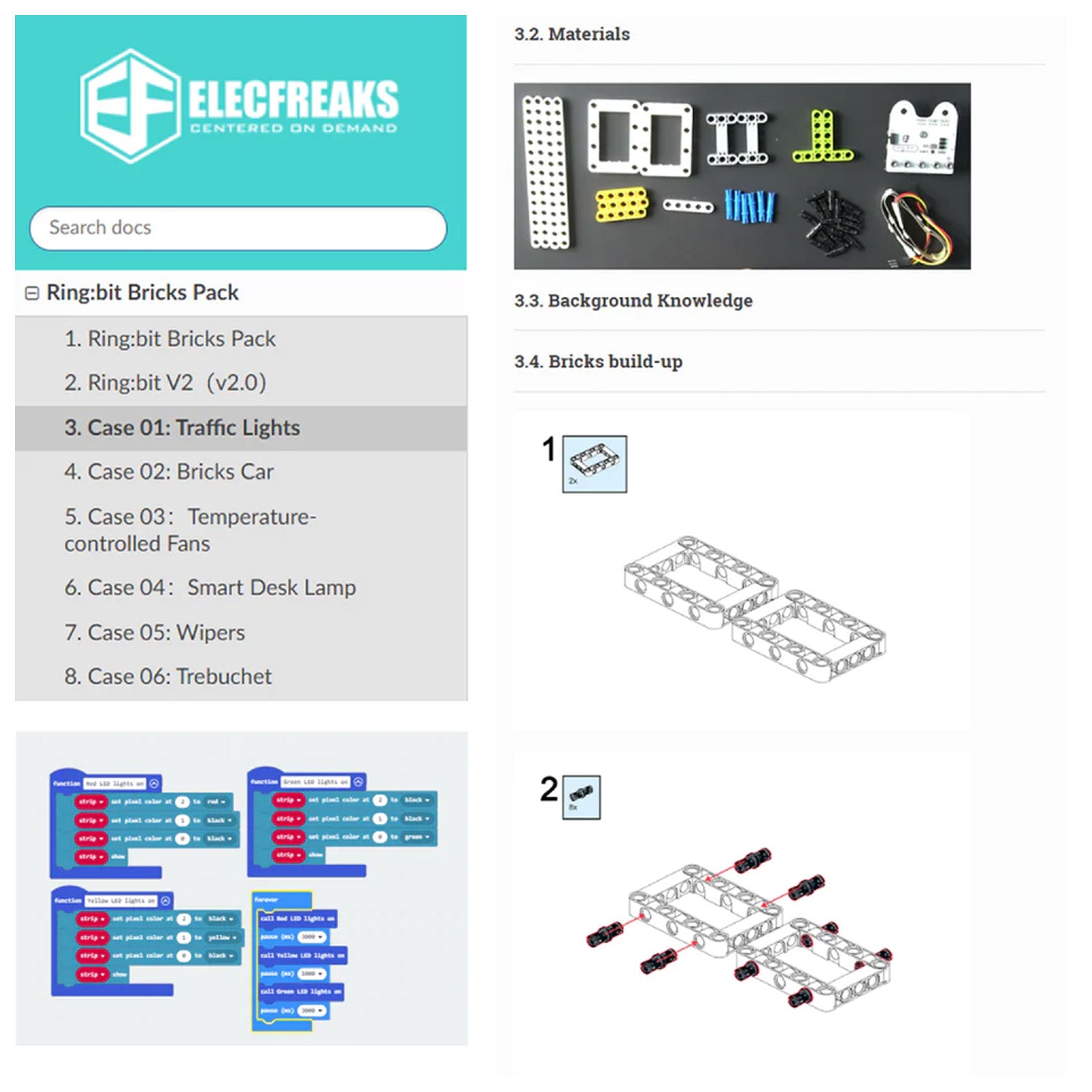 ELECFREAKS micro:bit 6 IN 1 Ring:bit Kit (Without micro:bit Board)