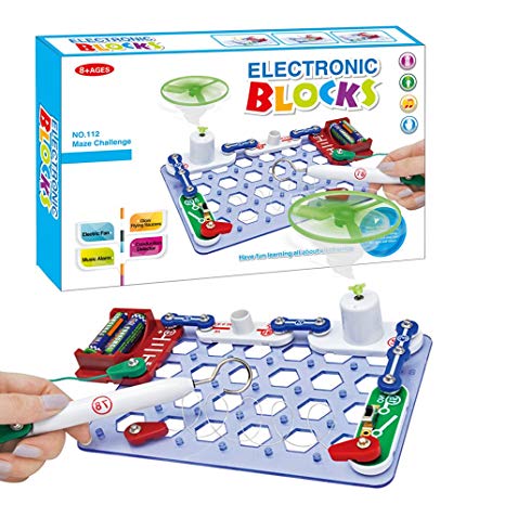 Electronic Building Block Kit - 112Pcs