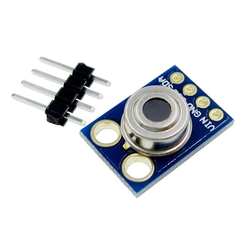 Unsoldered GY-906 MLX90614 BAA Nontouch Infrared Temperature Sensor Module