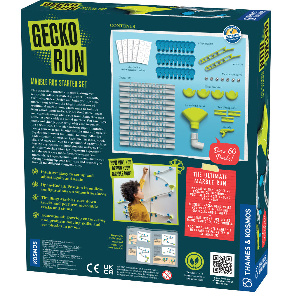 Thames & Kosmos Gecko Run Marble Run Starter Set STEM Kit