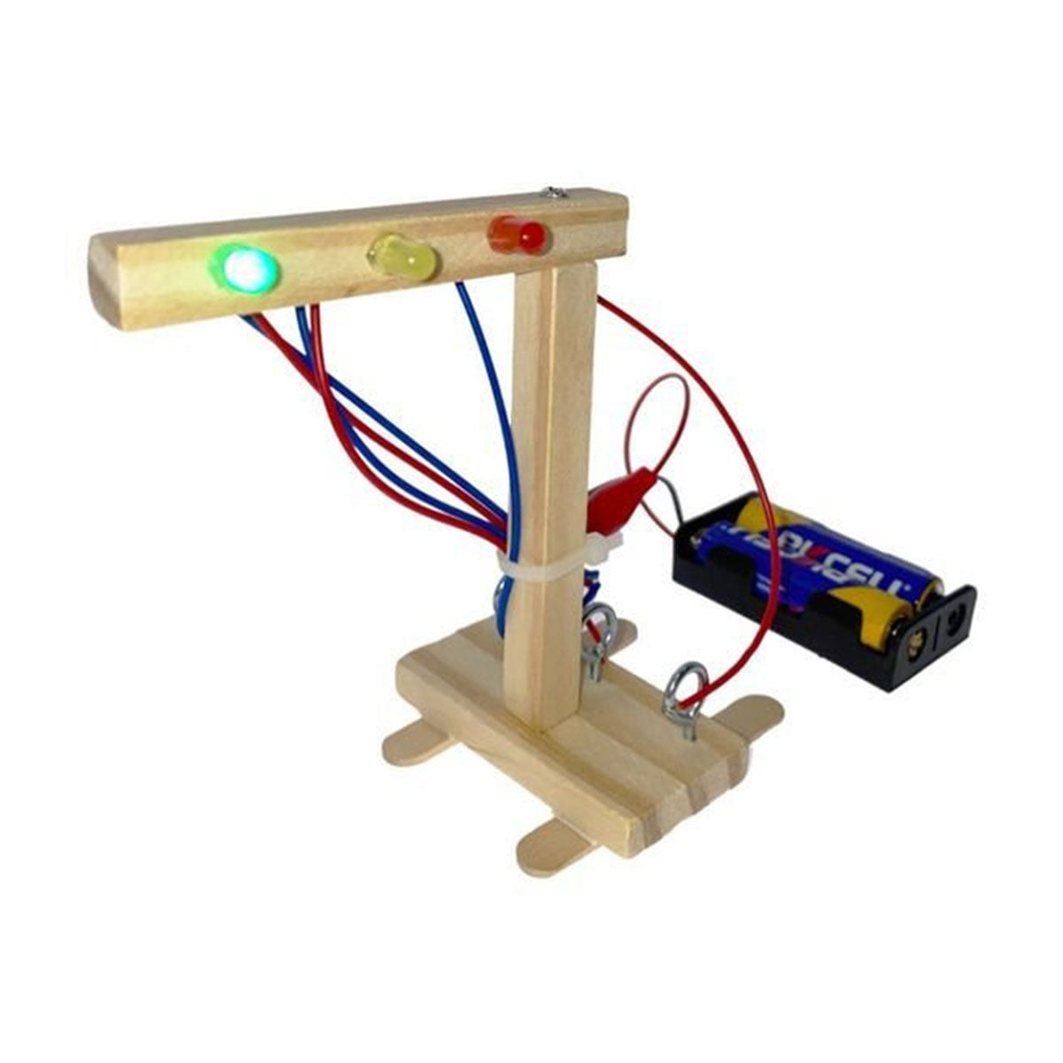 DIY Wooden Traffic Lights Kit