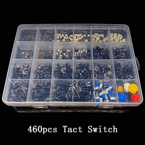 460PCS Two-legged Four-legged Light Touch Button Switch Kit