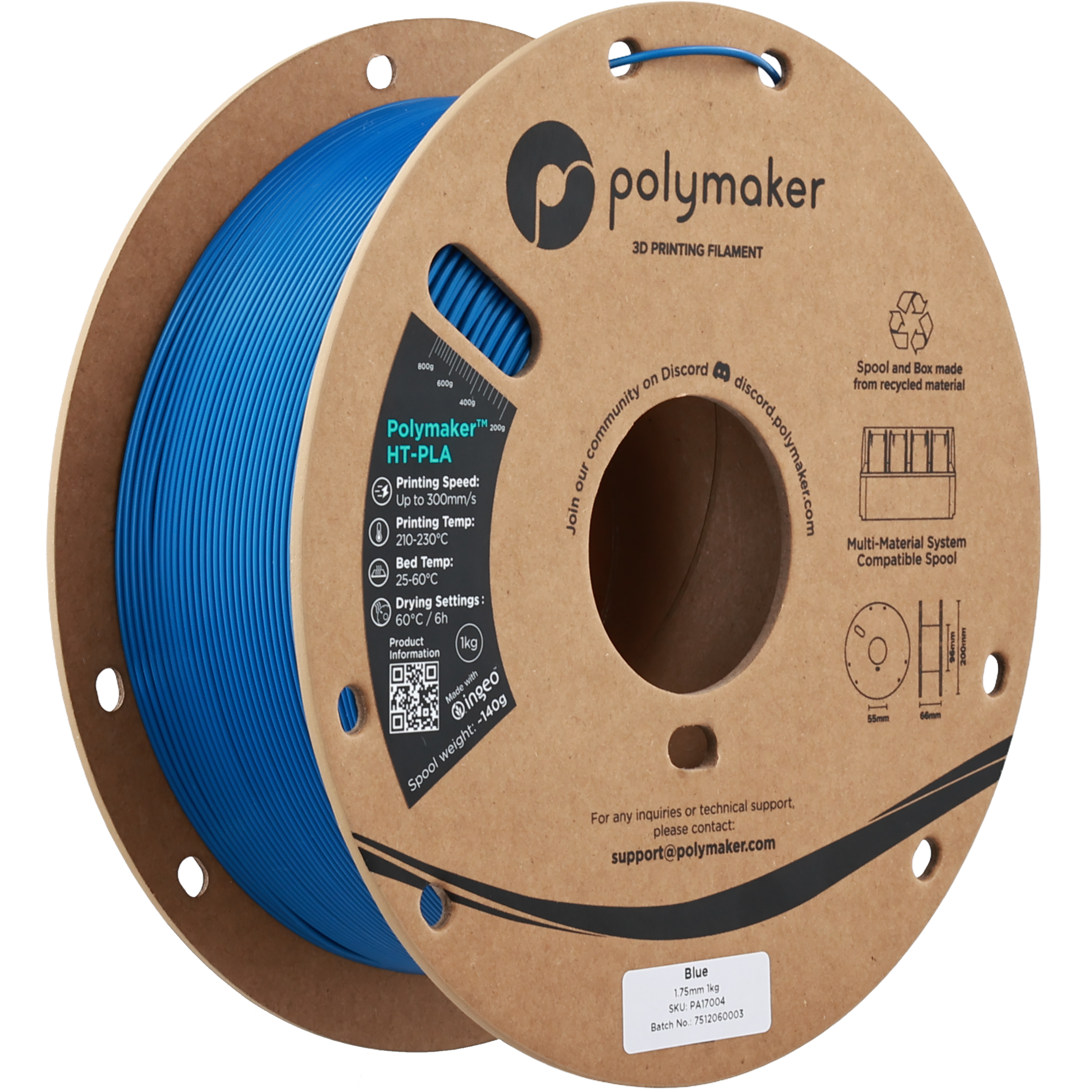 Polymaker™ HT-PLA - 1.75mm (1 kg / 2.2 lbs)