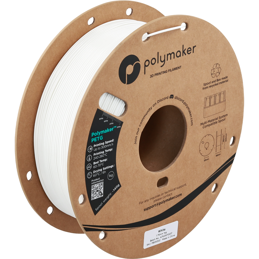 Polymaker™ PETG - 1.75mm (1 kg / 2.2 lbs)
