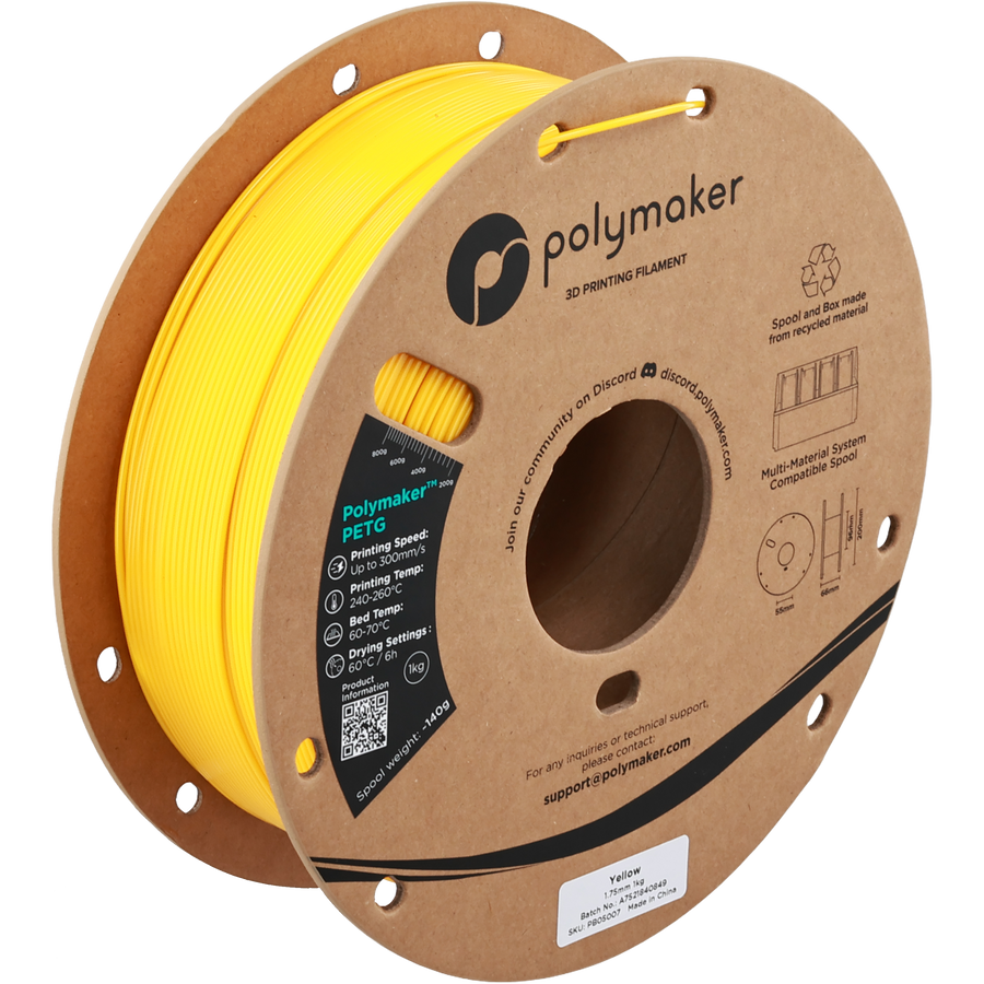 Polymaker™ PETG - 1.75mm (1 kg / 2.2 lbs)