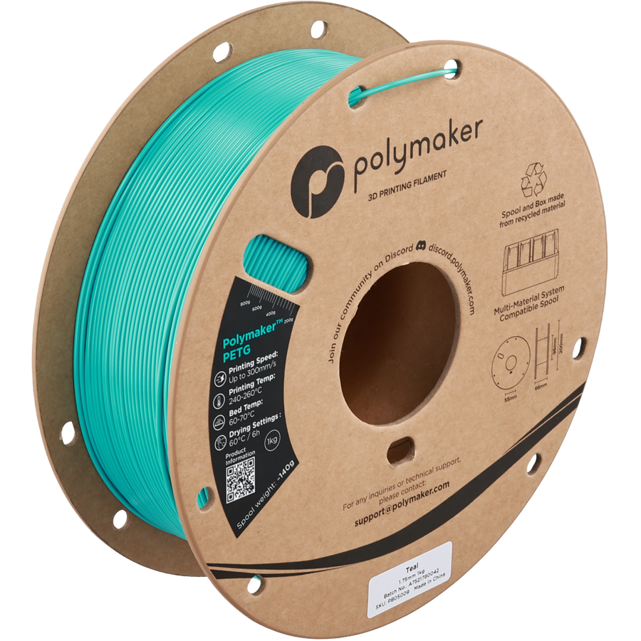 Polymaker™ PETG - 1.75mm (1 kg / 2.2 lbs)