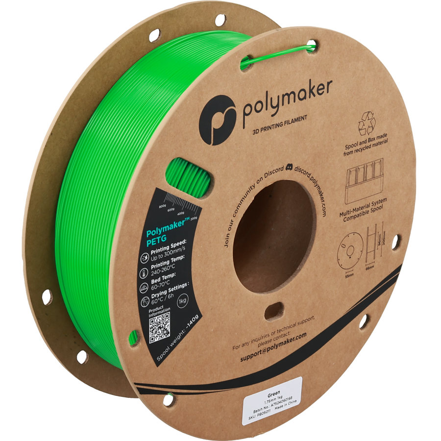 Polymaker™ PETG - 1.75mm (1 kg / 2.2 lbs)