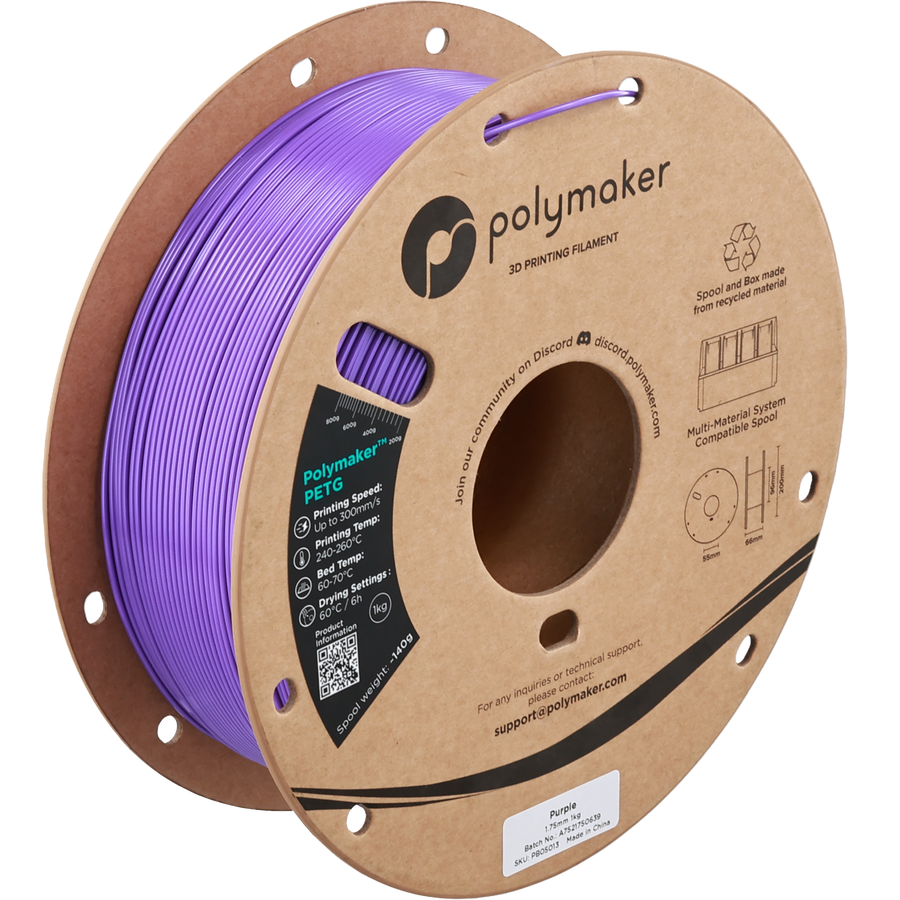 Polymaker™ PETG - 1.75mm (1 kg / 2.2 lbs)