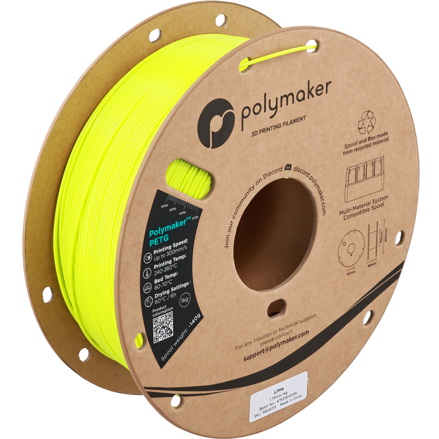 Polymaker™ PETG - 1.75mm (1 kg / 2.2 lbs)