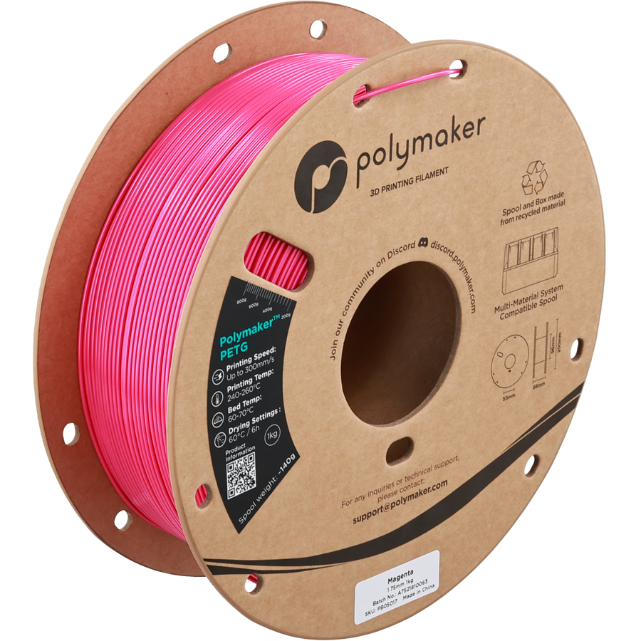 Polymaker™ PETG - 1.75mm (1 kg / 2.2 lbs)