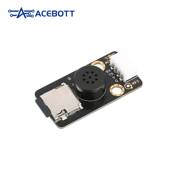 ACEBOTT Shark Robot Car Kit with MP3 Expansion Pack