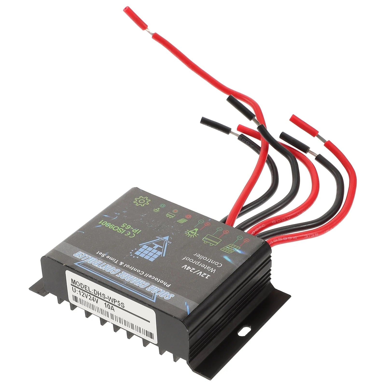 10A – 12V/24V Lithium Waterproof Solar Battery Charge Controller