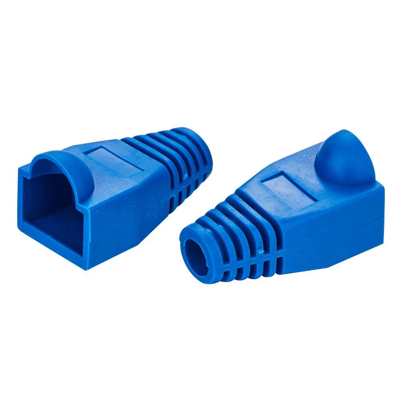 RJ45 Connector Boot – Blue PVC (Pkg-10)