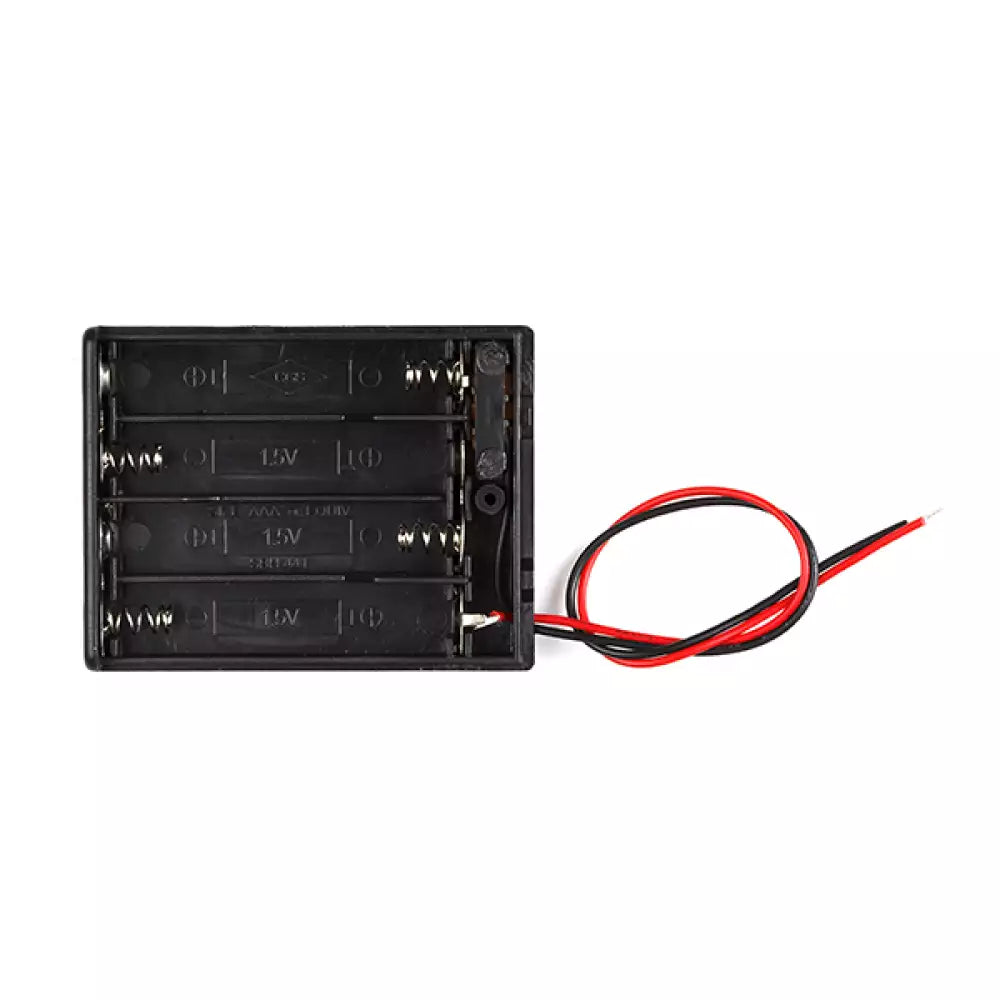 Battery Holder With Switch - 4 x AAA