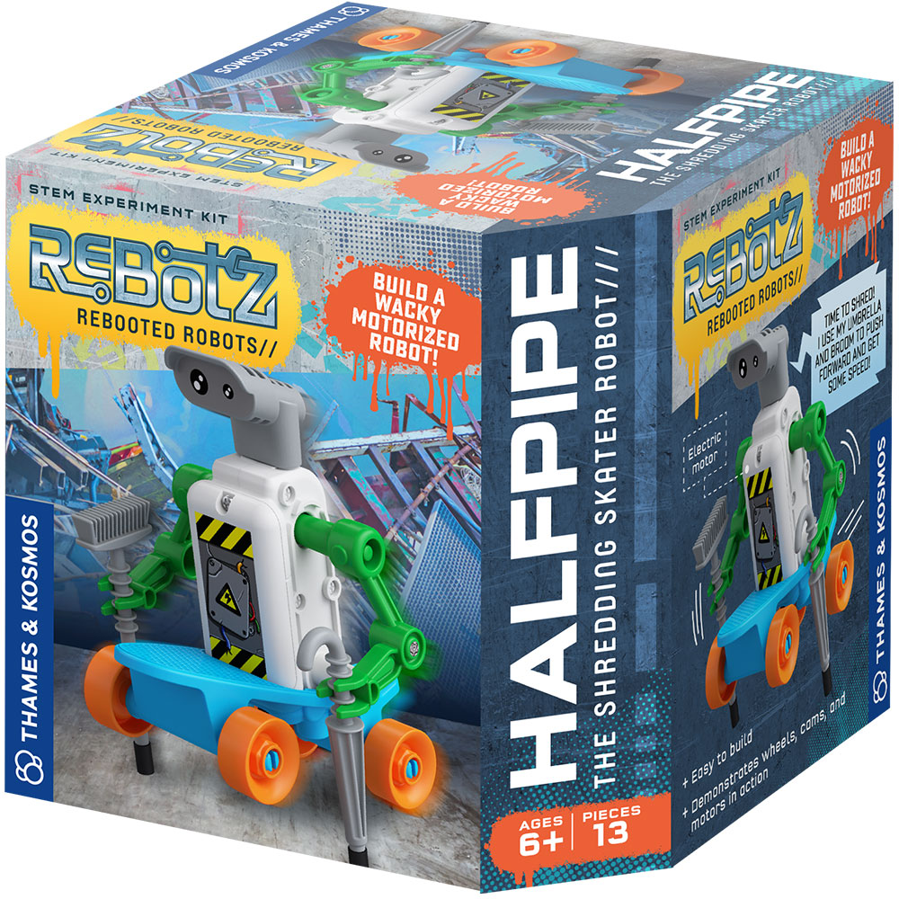 Thames & Kosmos ReBotz: Halfpipe The Shredding Skater Robot STEM Kit