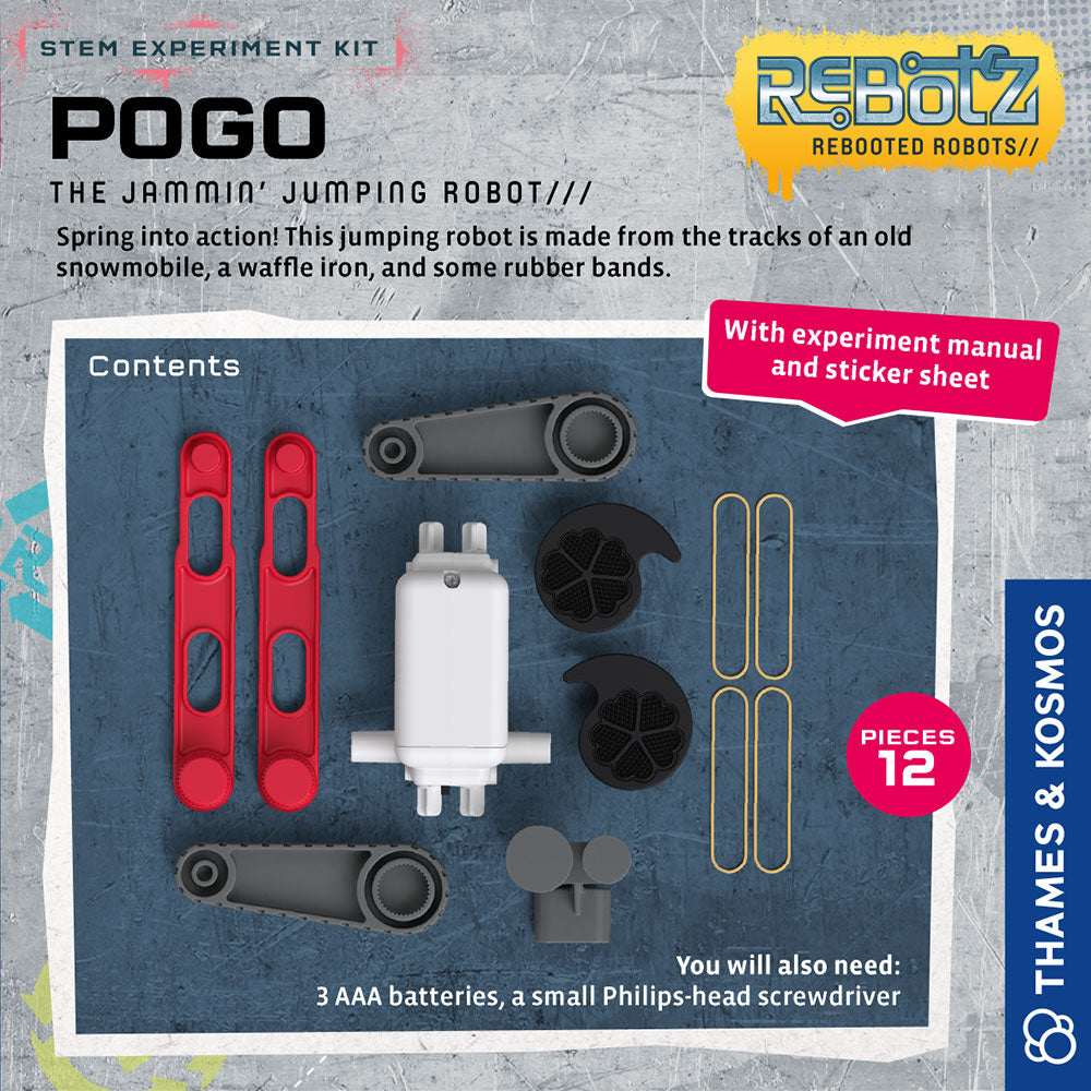 Thames & Kosmos ReBotz: Pogo The Jammin’ Jumping Robot STEM Kit