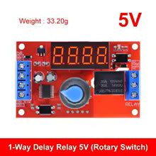 DC 5V Adjustable Time Delay Relay Module