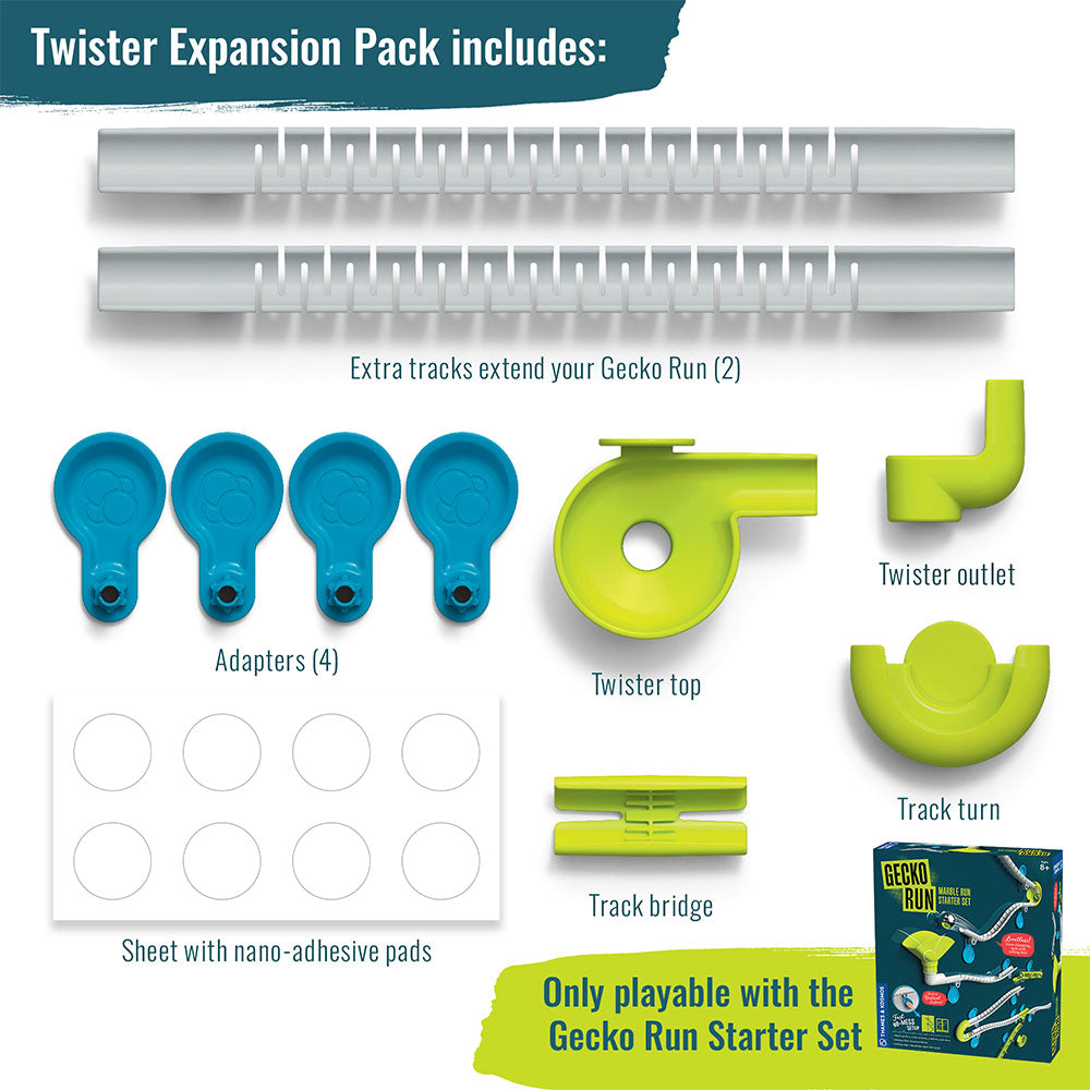 Thames & Kosmos Gecko Run Twister Expansion Pack STEM Accessory