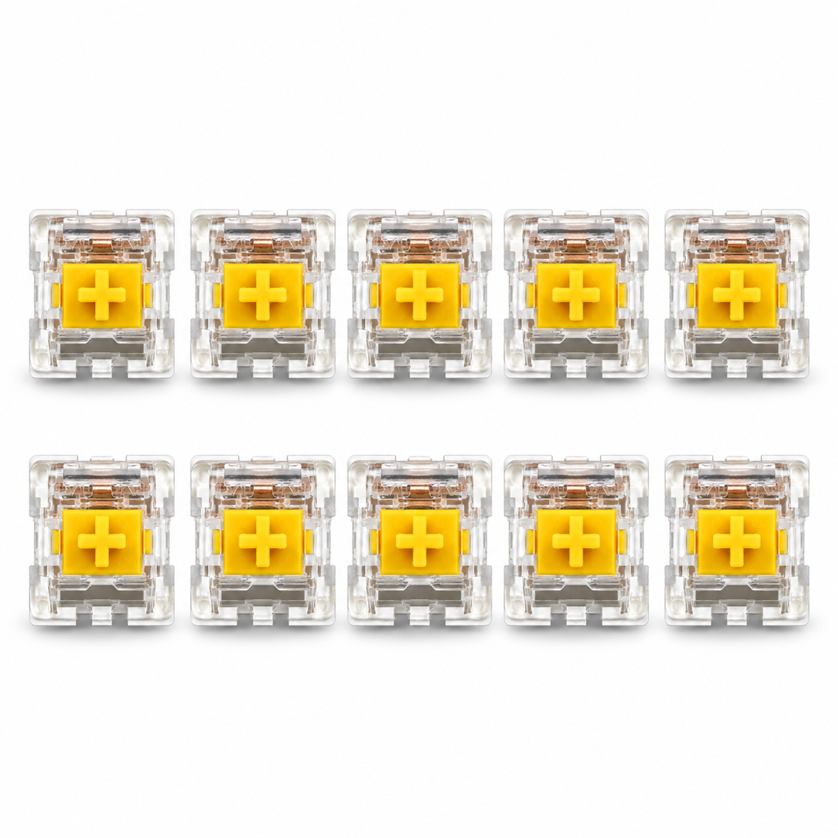 Mechanical Keyboard Switches – 10-Pack, Single Color
