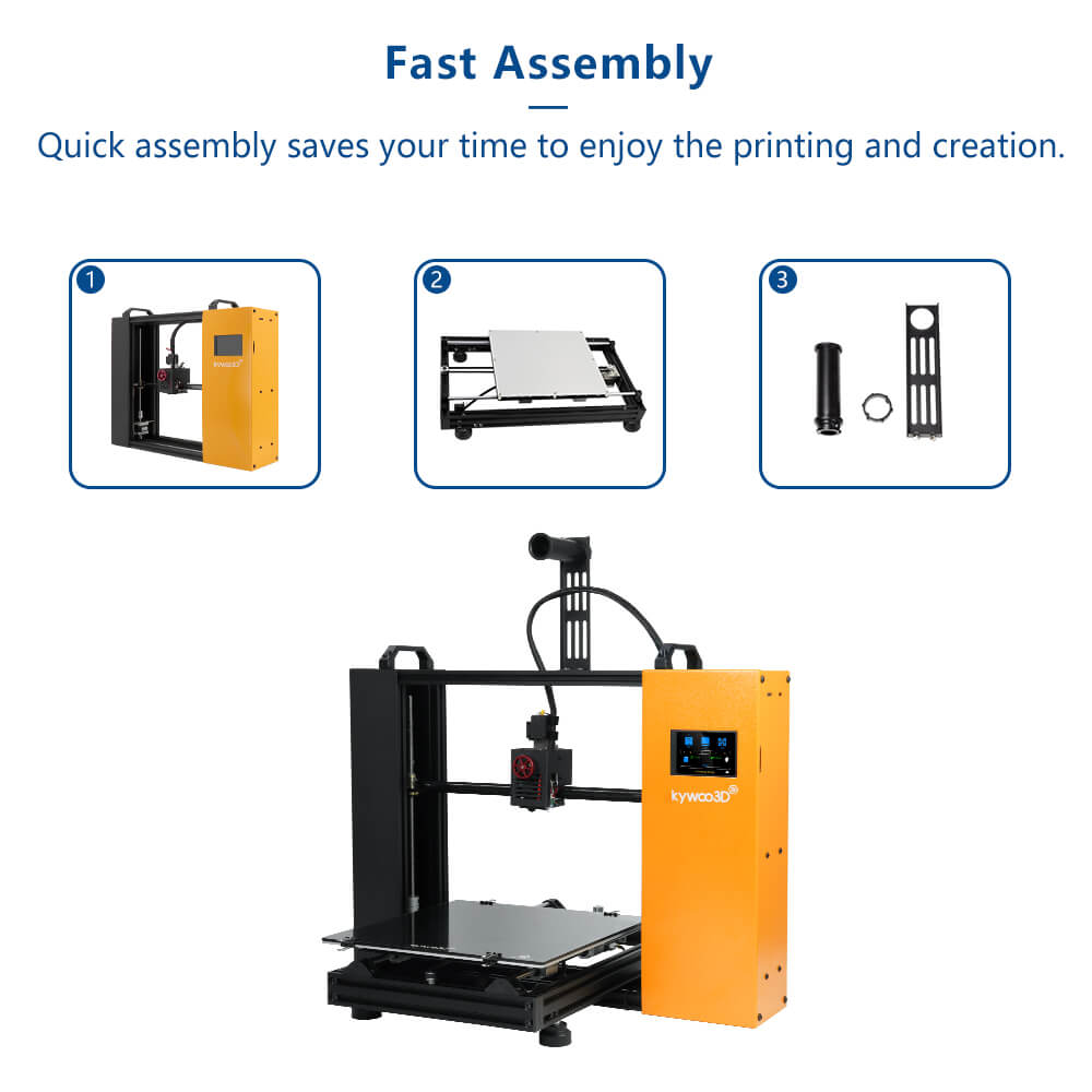 Kywoo Tycoon Max X-Linear Rail DIY 3D Printer with Larger Building Size 300*300*230mm