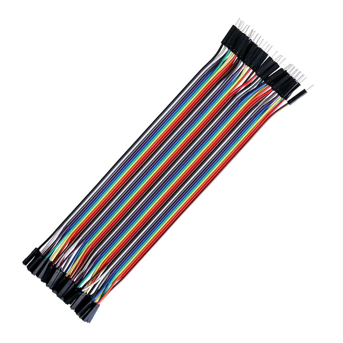 Pack of 40 - 20cm Jumper Wire Male to Female