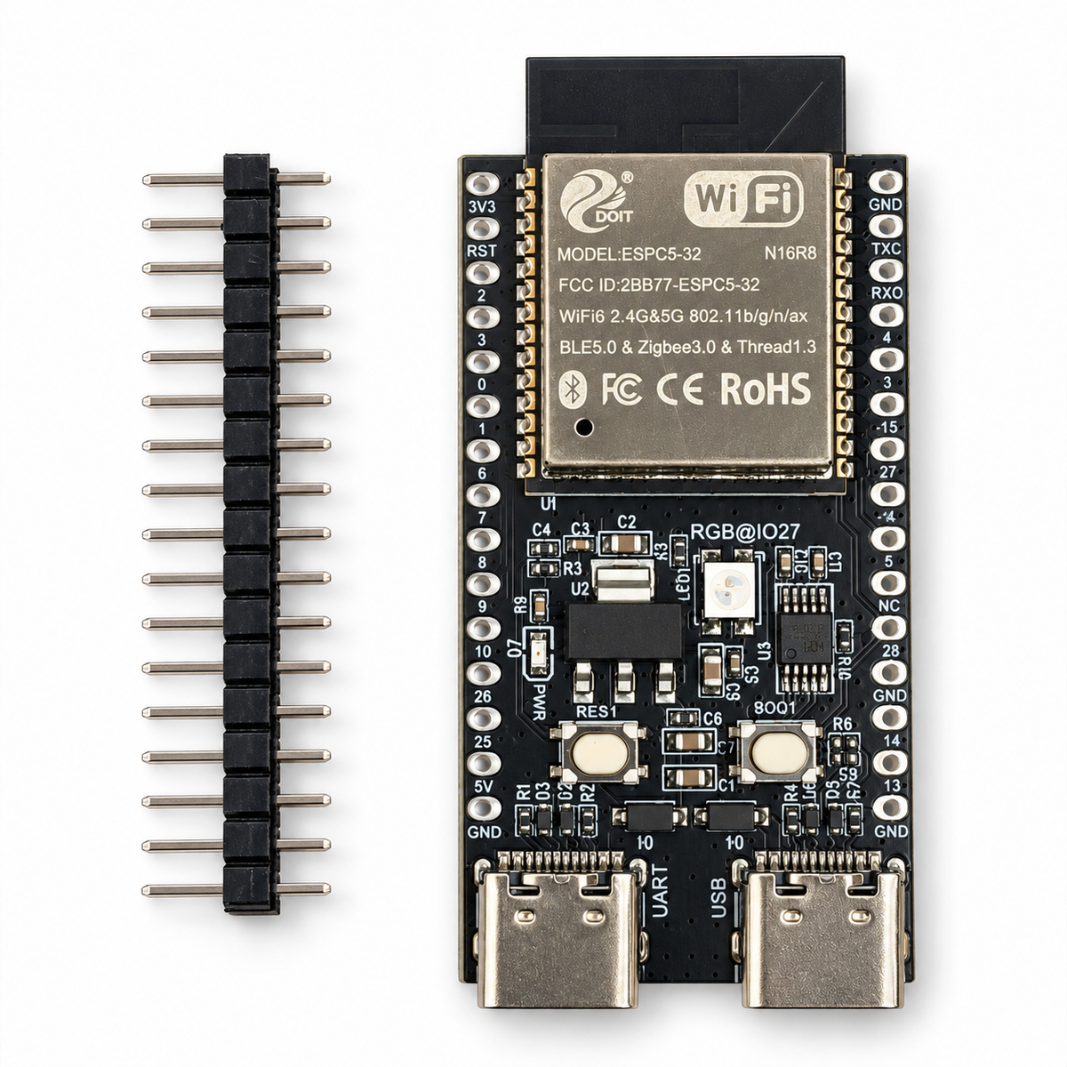 ESP32-C5-WIFI6-KIT-N16R8 Dual-Band