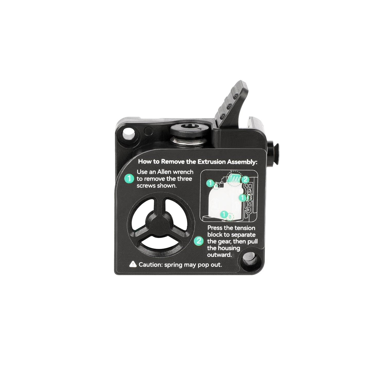 K2 Plus extruded front shell kit
