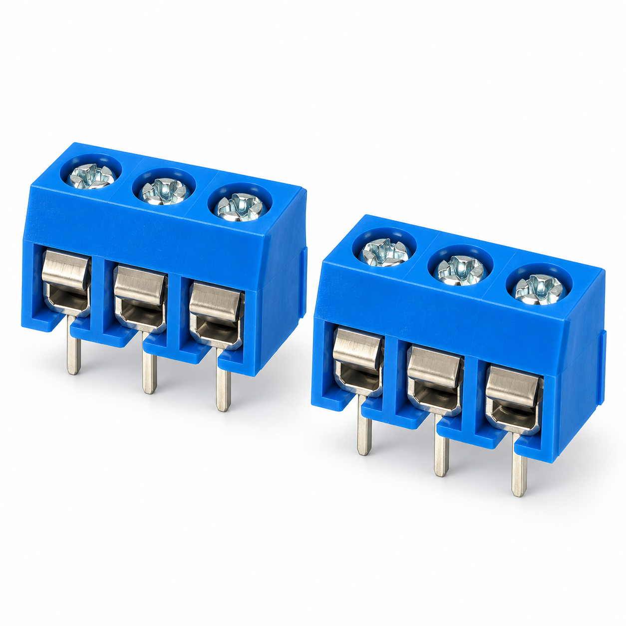 3-Pin PCB Screw Terminal Block (2-pkg)