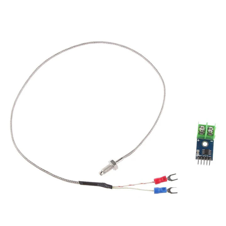 MAX6675 Module + K-Type Thermocouple Sensor (Up to 1024°C)