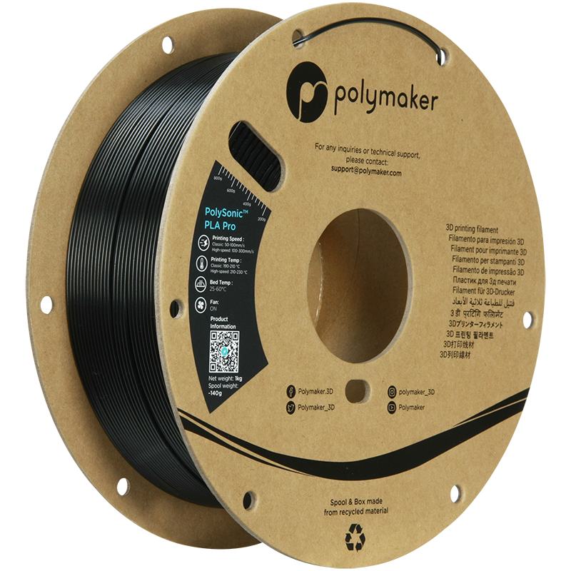 PolySonic™ PLA Pro - 1.75mm (1 kg / 2.2 lbs)
