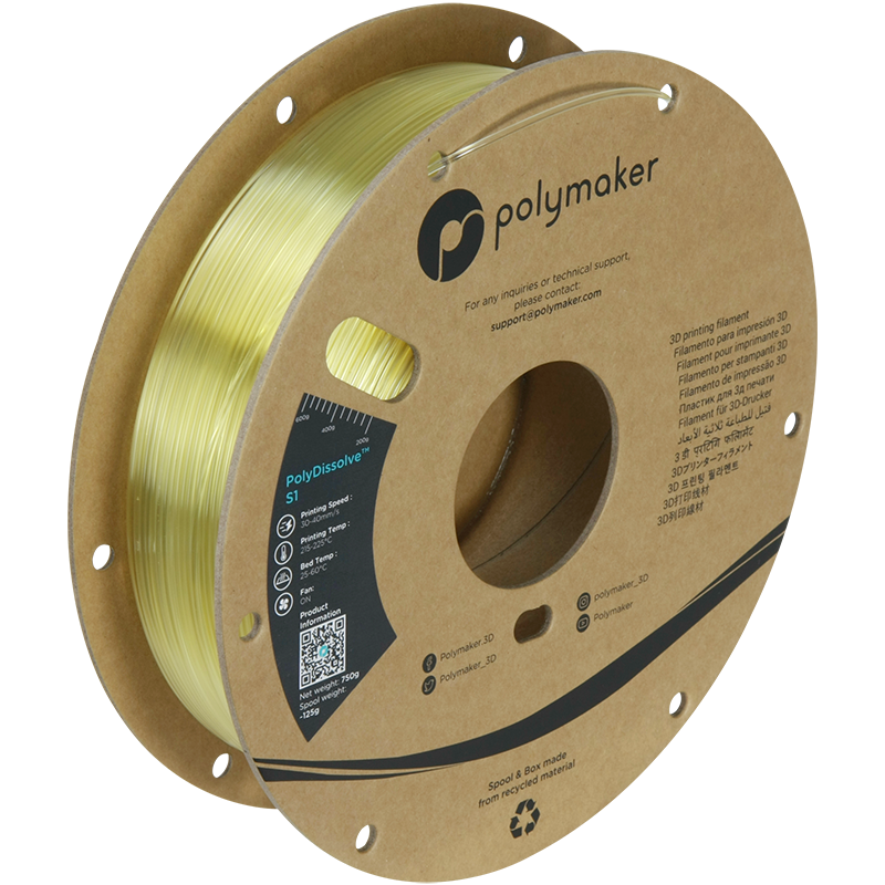 PolyDissolve™ S1 (PVA) - 1.75mm (0.75 kg / 1.65 lbs)