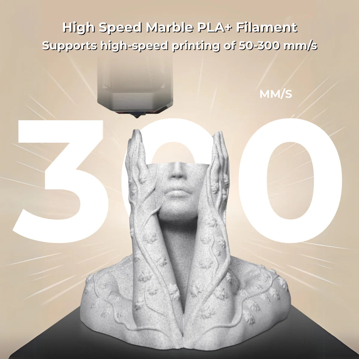 Fremover Marble High Speed PLA+ Filament (1 kg)