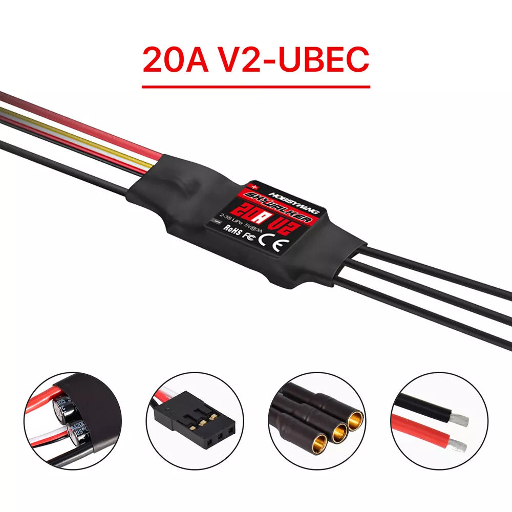 Hobbywing Skywalker  Brushless ESC Speed Controller With UBEC For RC Airplanes Helicopter