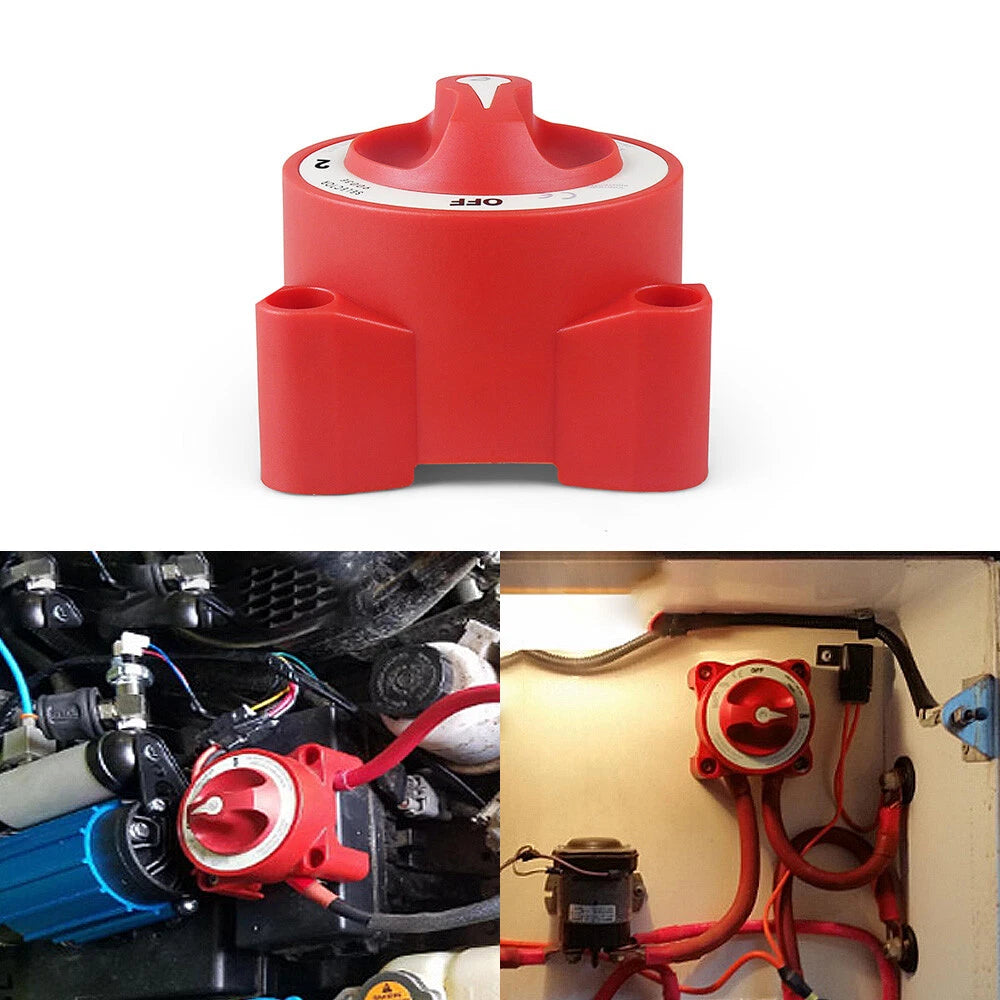 Waterproof Dual Battery Selector  4-Position Switch