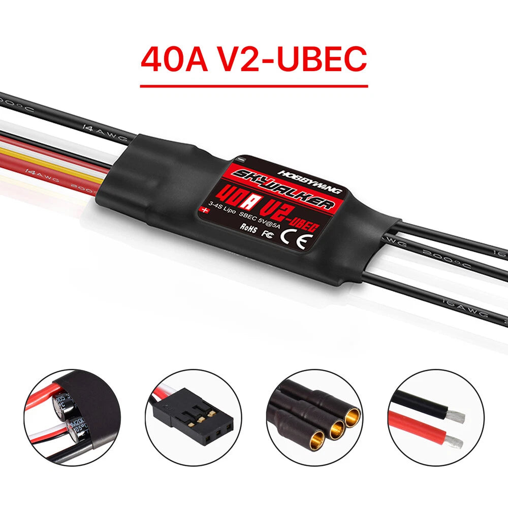 Hobbywing Skywalker  Brushless ESC Speed Controller With UBEC For RC Airplanes Helicopter