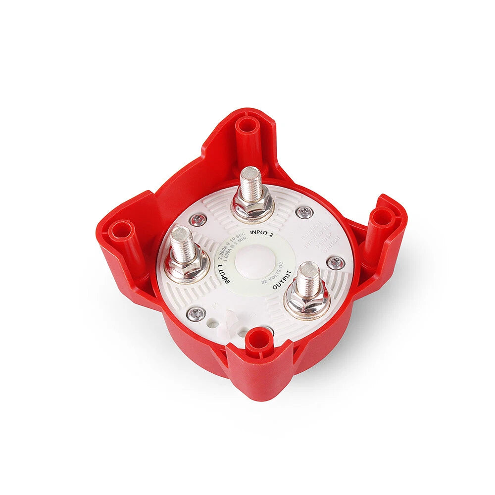 Waterproof Dual Battery Selector  4-Position Switch