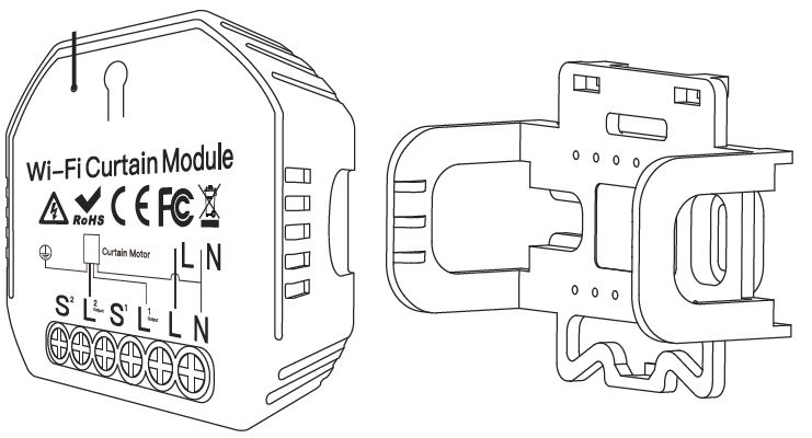 Smart Curtain Switch Module