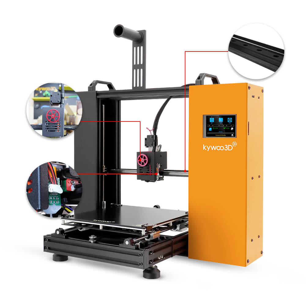 Kywoo Best Tycoon Direct Drive DIY 3D Printer Machine with Stable Auto leveling Performance 240*240*230mm