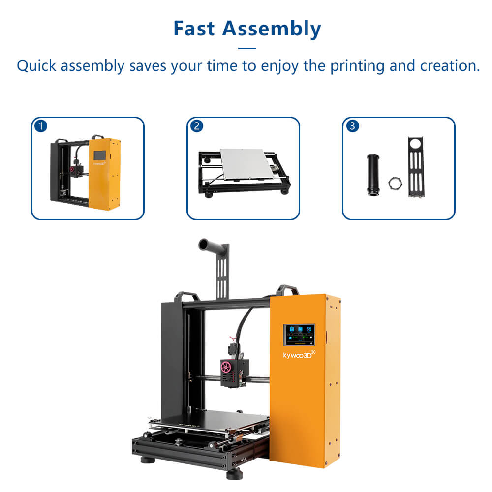 Kywoo Best Tycoon Direct Drive DIY 3D Printer Machine with Stable Auto leveling Performance 240*240*230mm